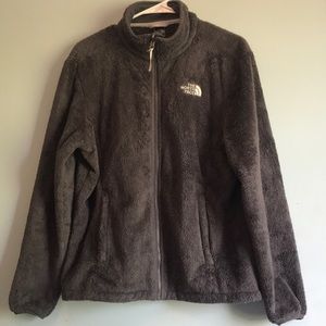 North Face fuzzy jacket